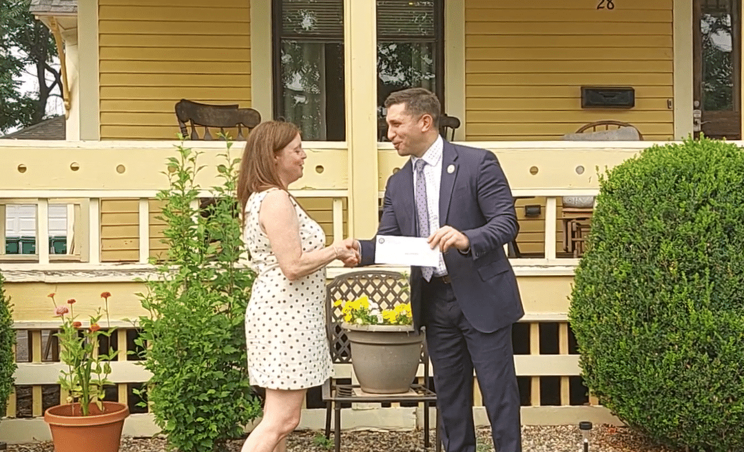 Gulluni presents funds to addiction recovery programs