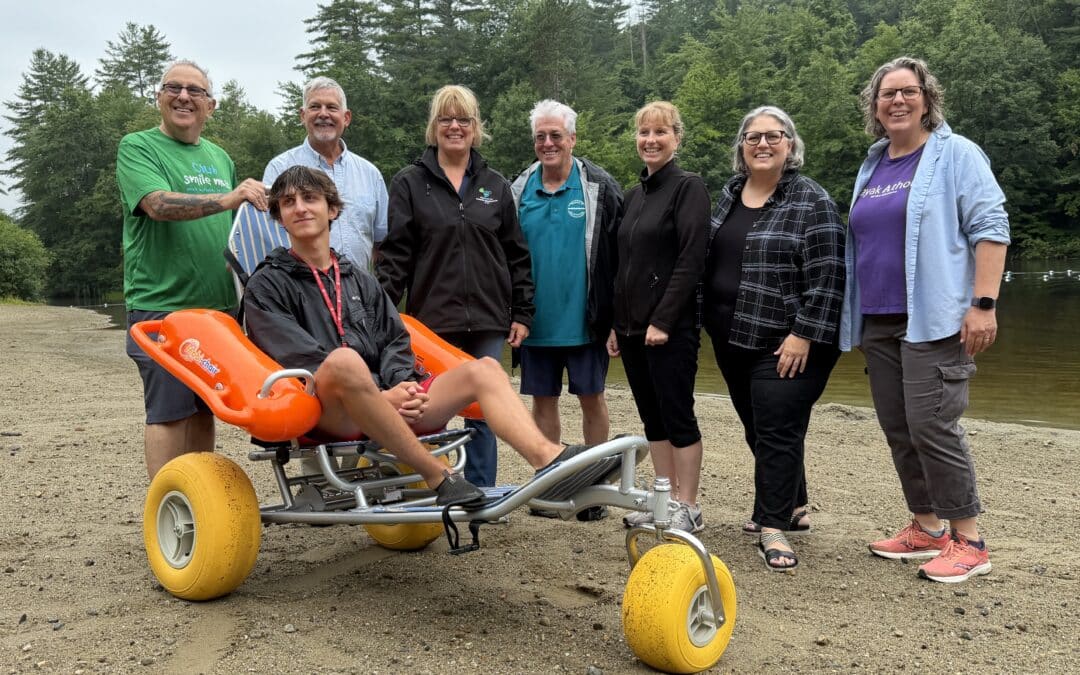 Floating beach wheelchair arrives at Musante Beach