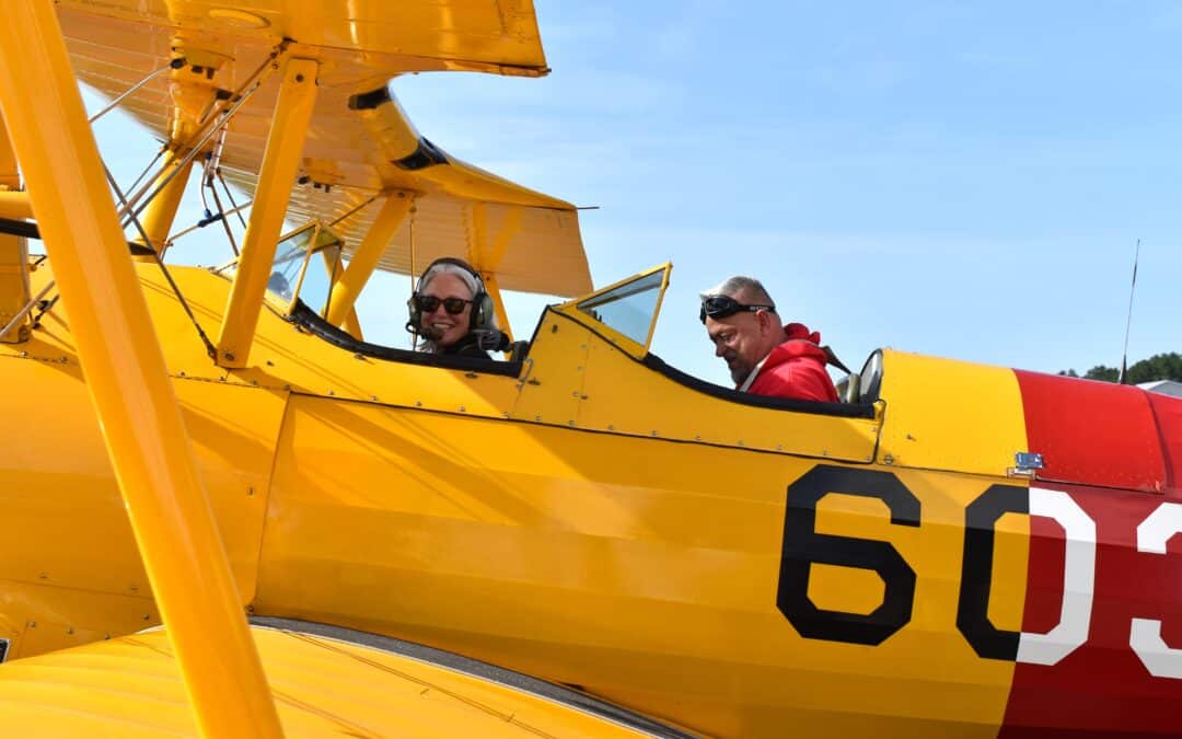 WTA’s aviation program gives thank you ride to Mrs. Murphy’s Donuts owner