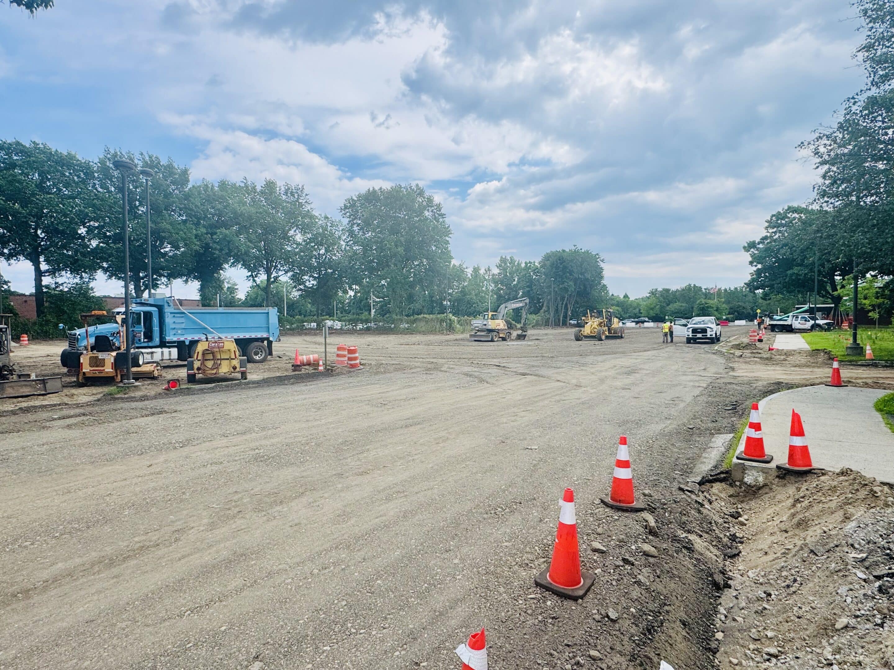 WMS is getting parking lot redesign and new paint