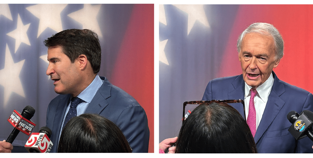 Markey, Moulton clash in first Democratic senate primary debate