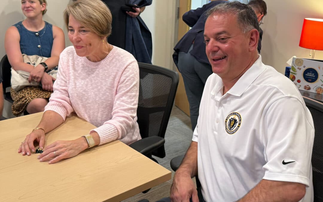 Healey and Puppolo visit Rick’s Place in Wilbraham