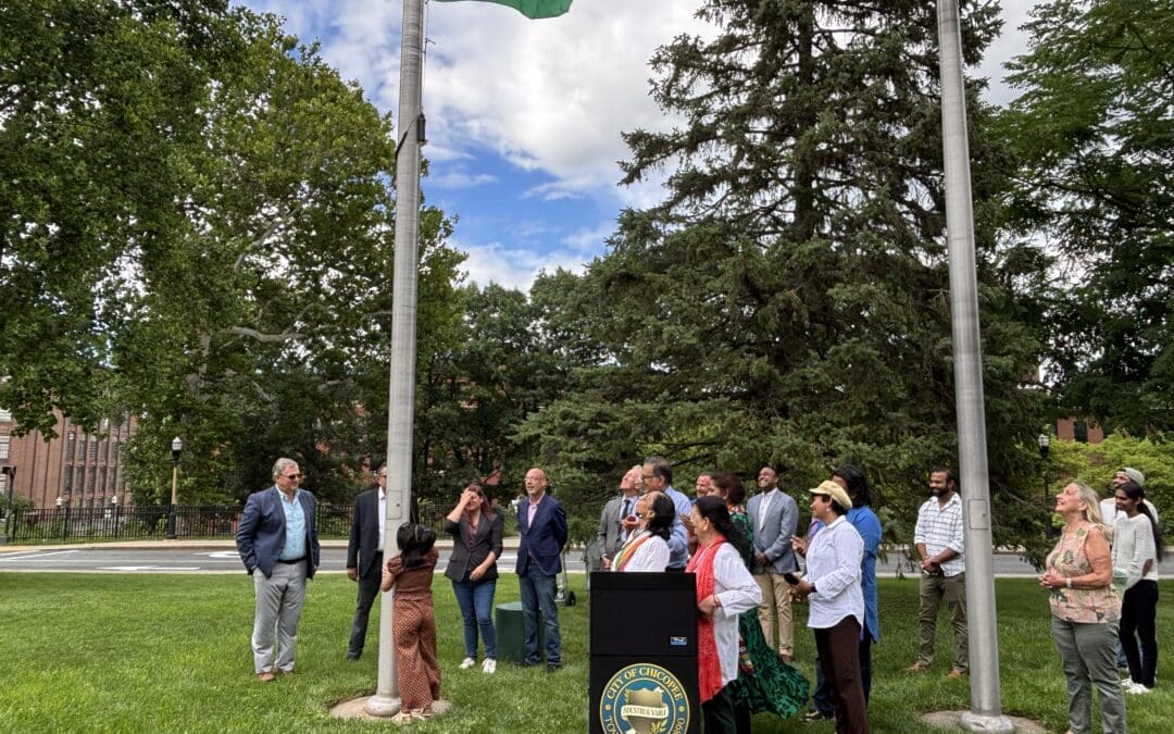 Chicopee honors India’s 80th year of independence with flag-raising