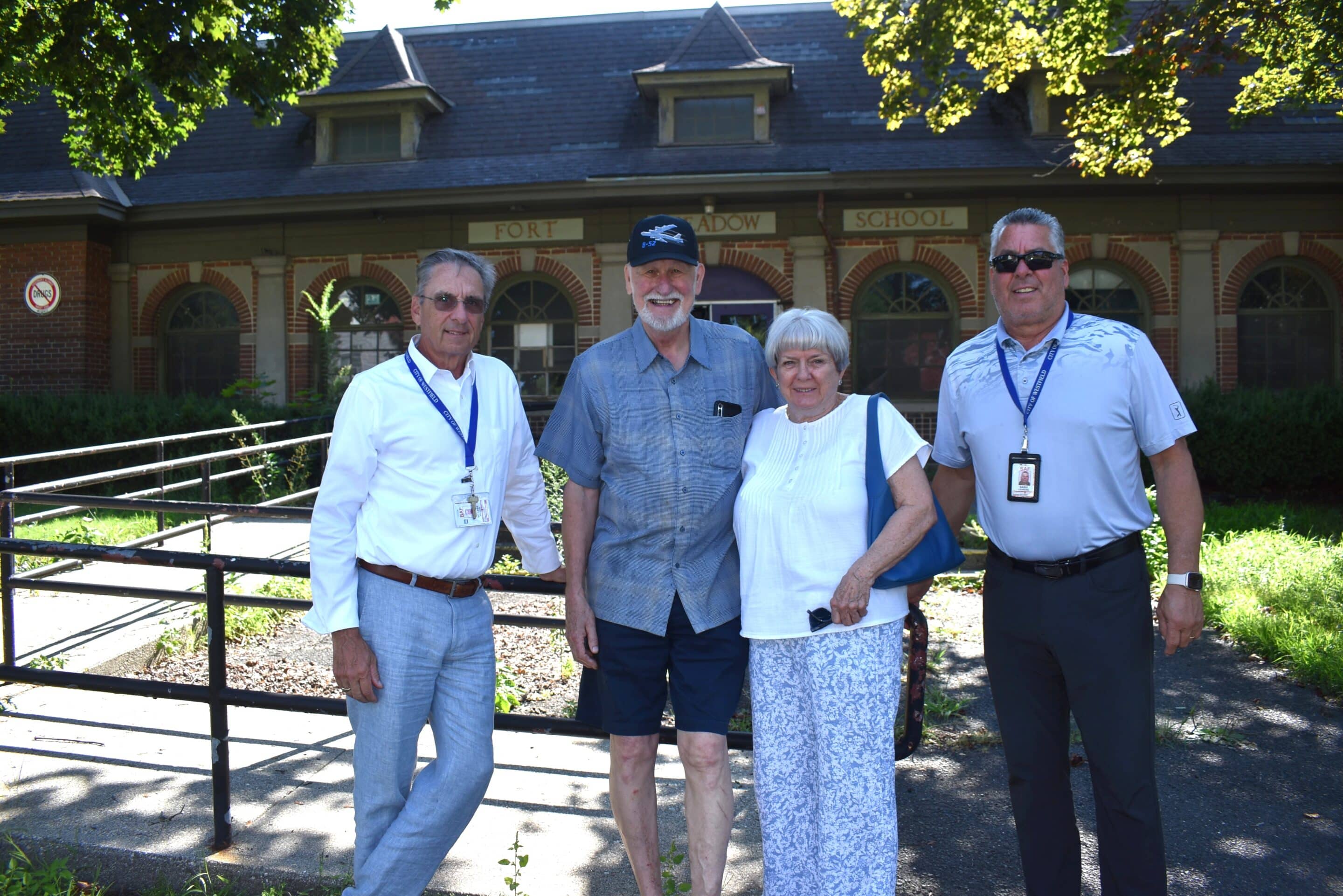Former students attend Fort Meadow walkthrough