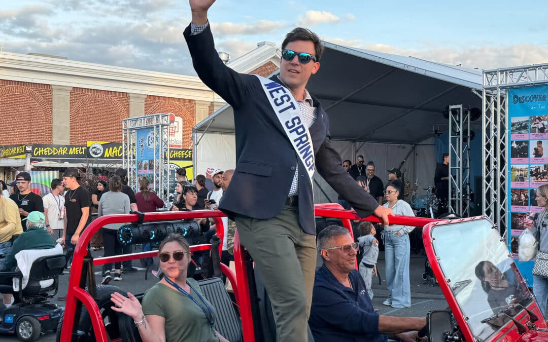 West Springfield officials and students celebrated in Big E parade