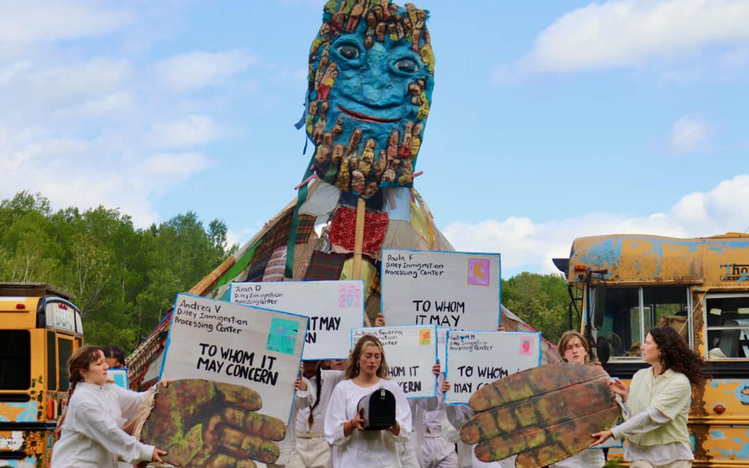 Bread & Puppet Theater group returns to Park Hill Orchard in Easthampton