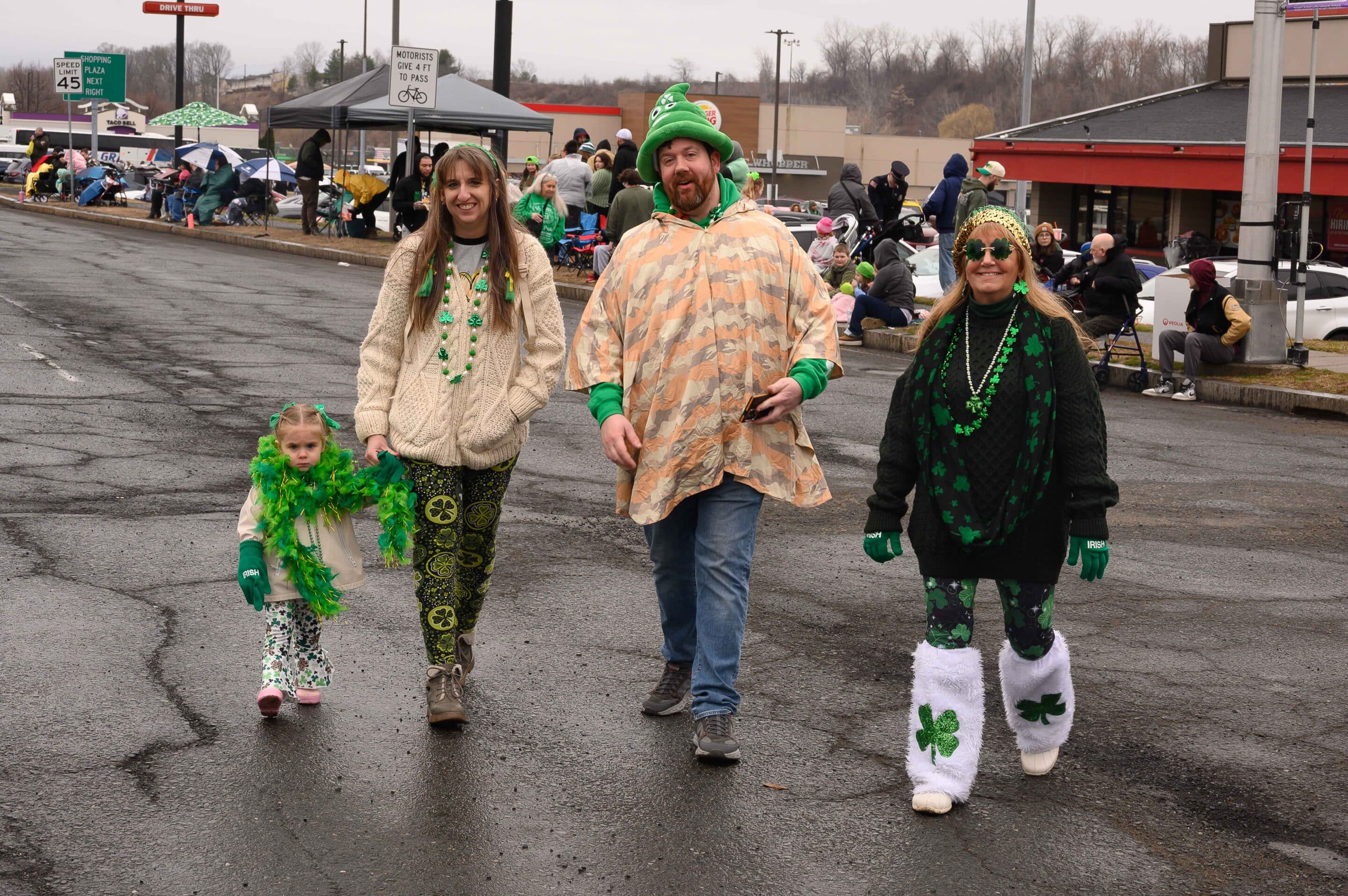 All decked out for St. Patrick’s Parade. (Marc St. Onge/The Westfield News)