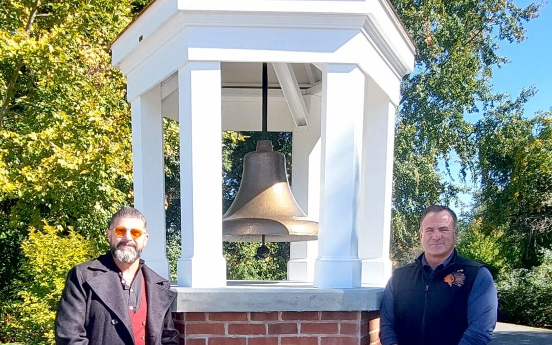 Volunteers, donations add bell tower to Agawam memorial