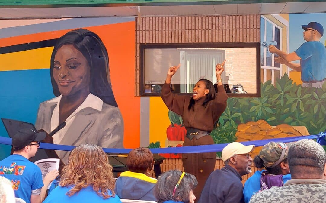 Work Opportunity Center unveils mural celebrating its history